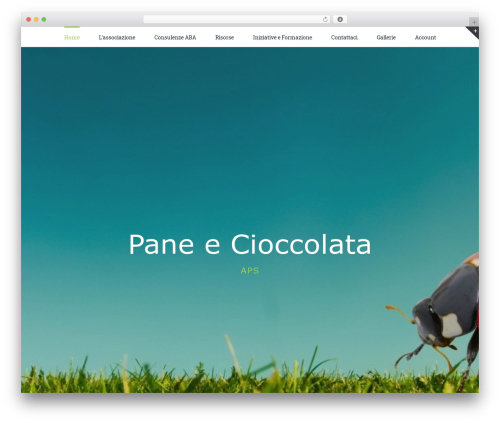 Avada WordPress theme - paneecioccolata.com