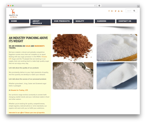 Biss Theme WordPress theme - ghazalatrading.com