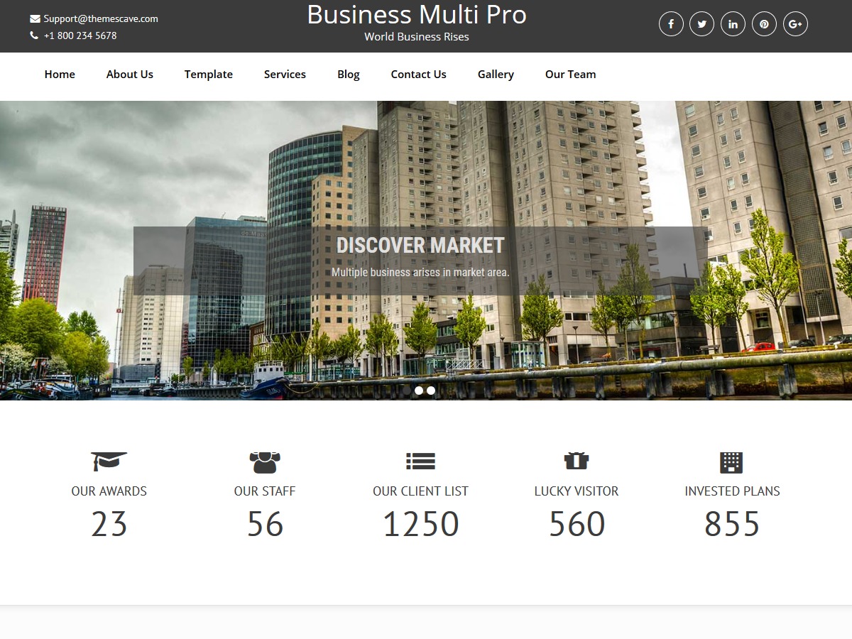 Business Multi Lite WordPress shopping theme