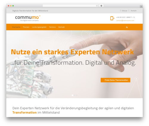 Consultancy theme WordPress - commumo.com