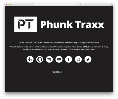 Creativa top WordPress theme - phunktraxx.com