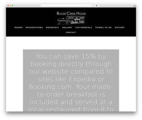 Custom Design theme WordPress - butlercreekhouse.com