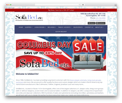 Custom Responsive (SASS) Theme theme WordPress - sofabedetc.com