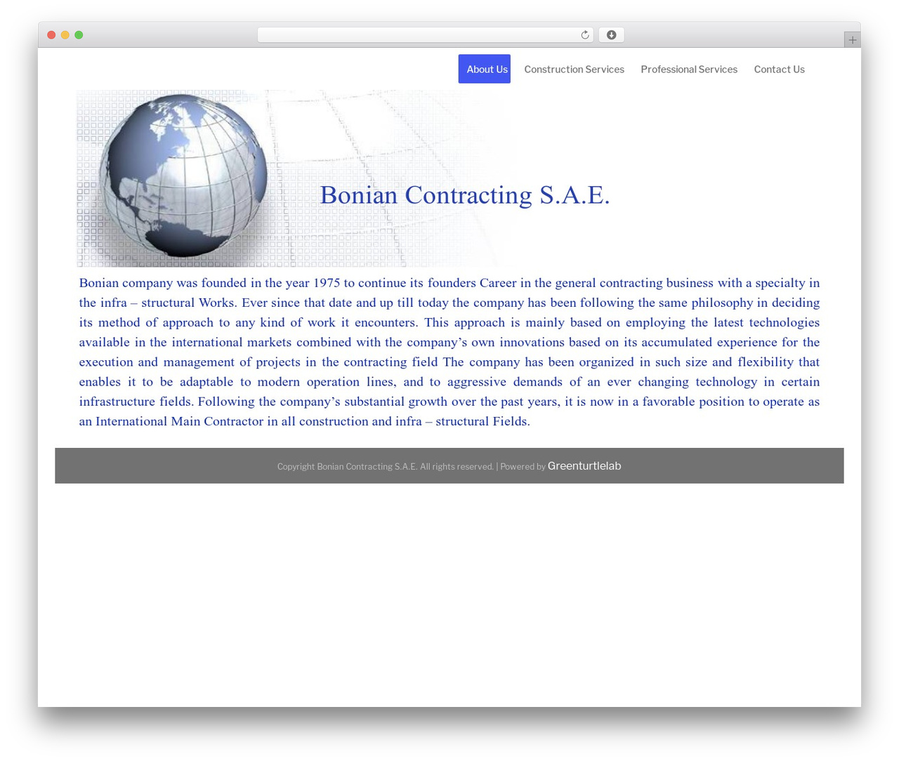 Elemento WordPress theme - boniangroup.com