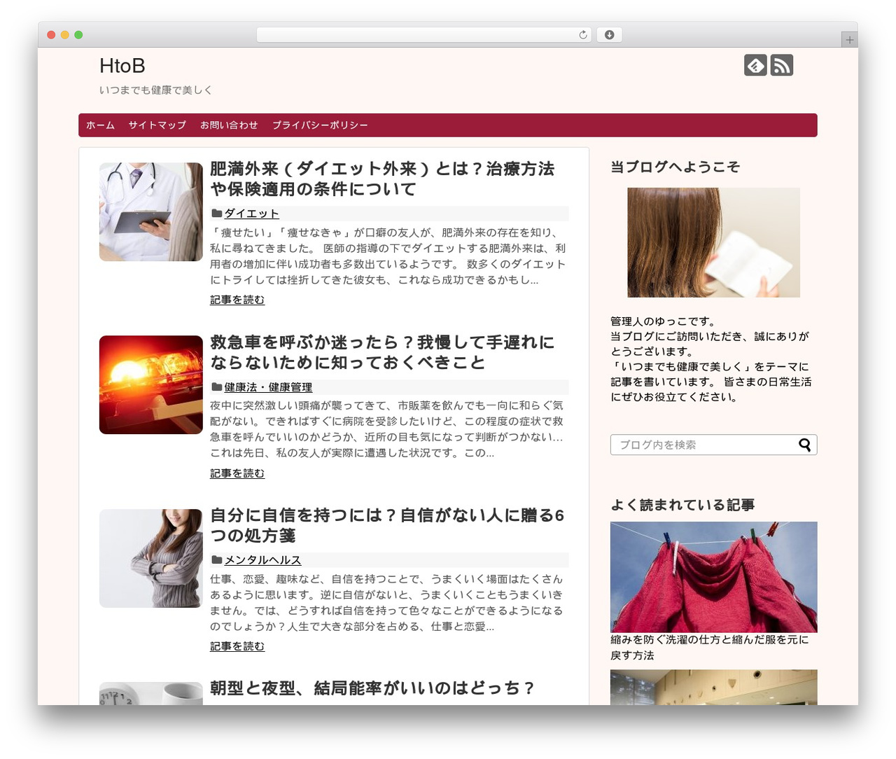 Simplicity2 WordPress theme - htob.info