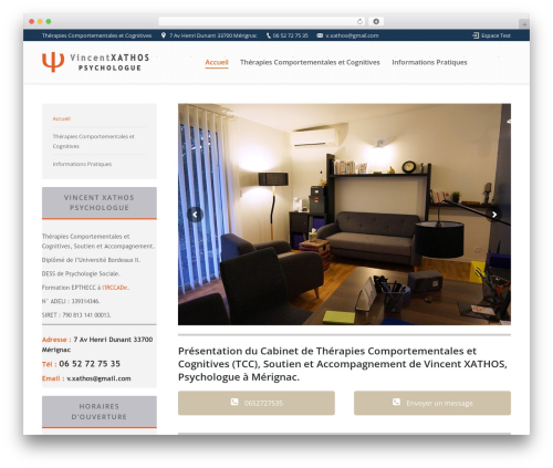 Business opening hours WordPress plugin - psychologue-merignac.fr
