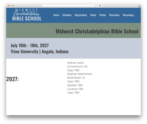 Bt pro WordPress plugin - midwestbibleschool.com