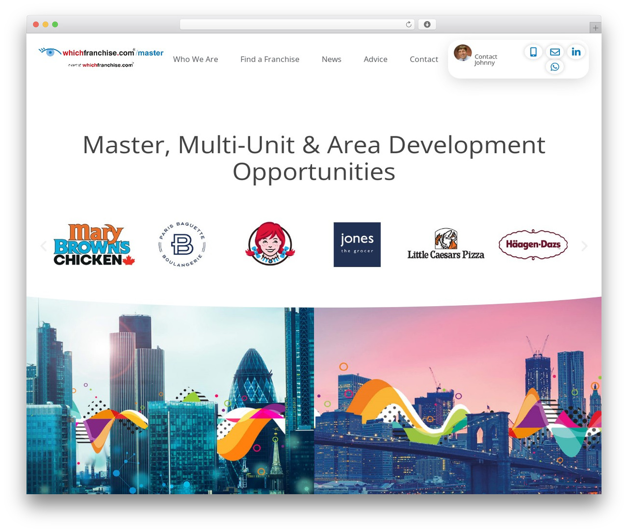 which WordPress theme - whichfranchisemaster.com