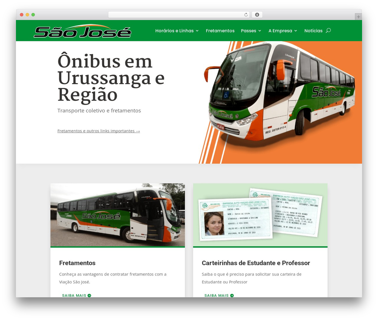 WordPress theme Divi - viasaojose.com.br