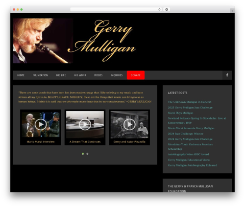 WordPress theme On Demand - gerrymulligan.com
