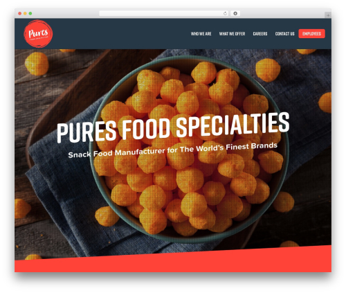 Best WordPress theme Angle - puresfood.com