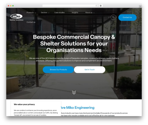 Starter WordPress theme - mikoengineering.co.uk