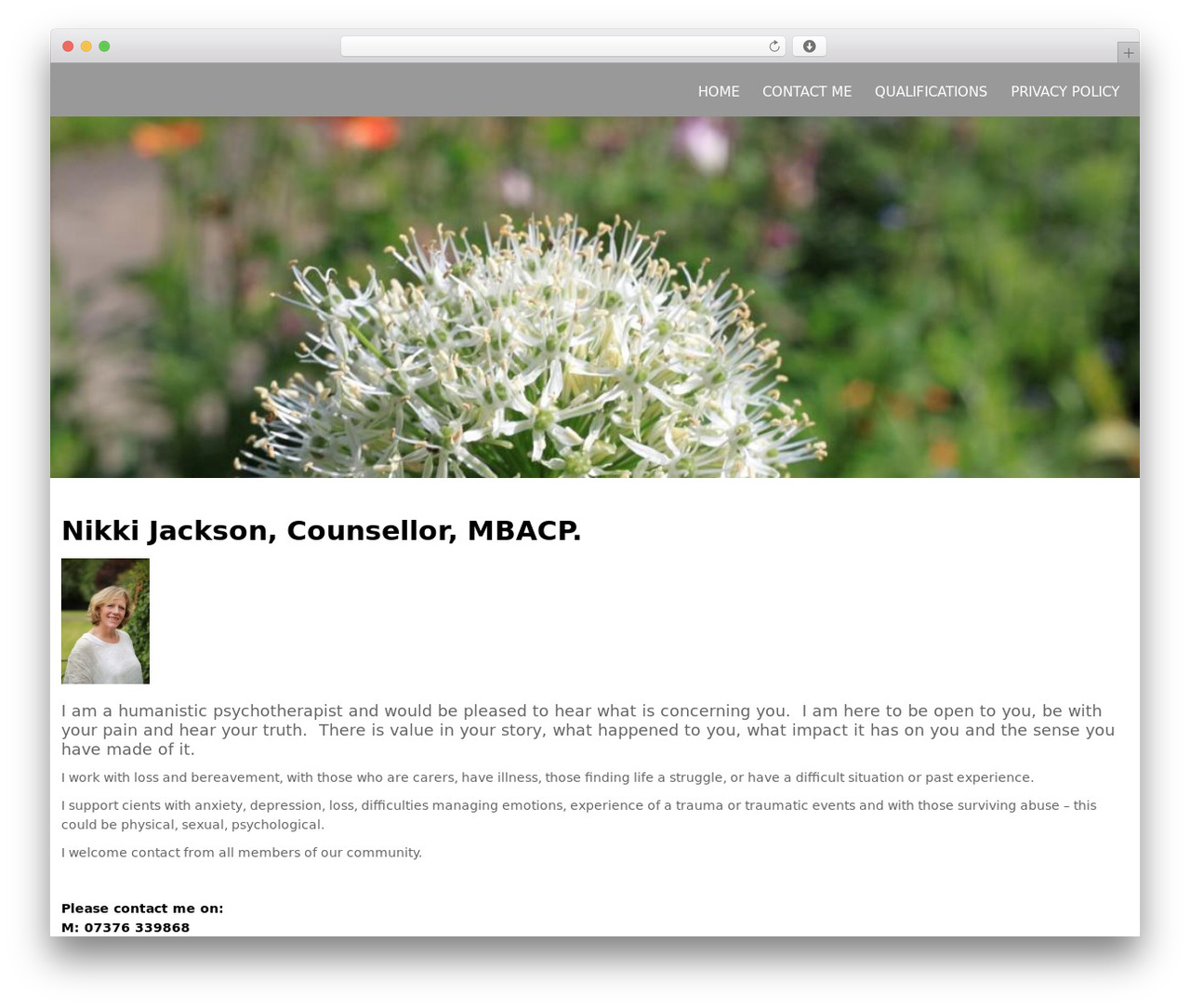 AwesomeOne Pro WordPress theme - t4ucounselling.com