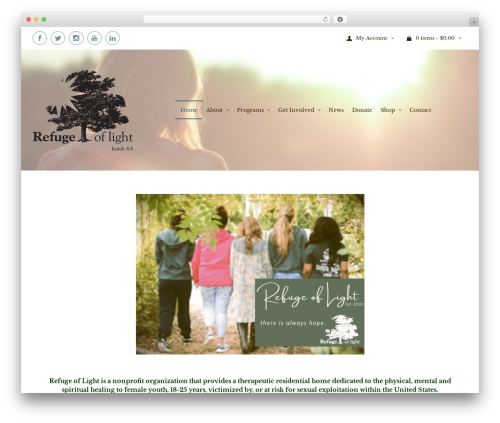 Component shortcodes WordPress plugin - refugeoflight.org