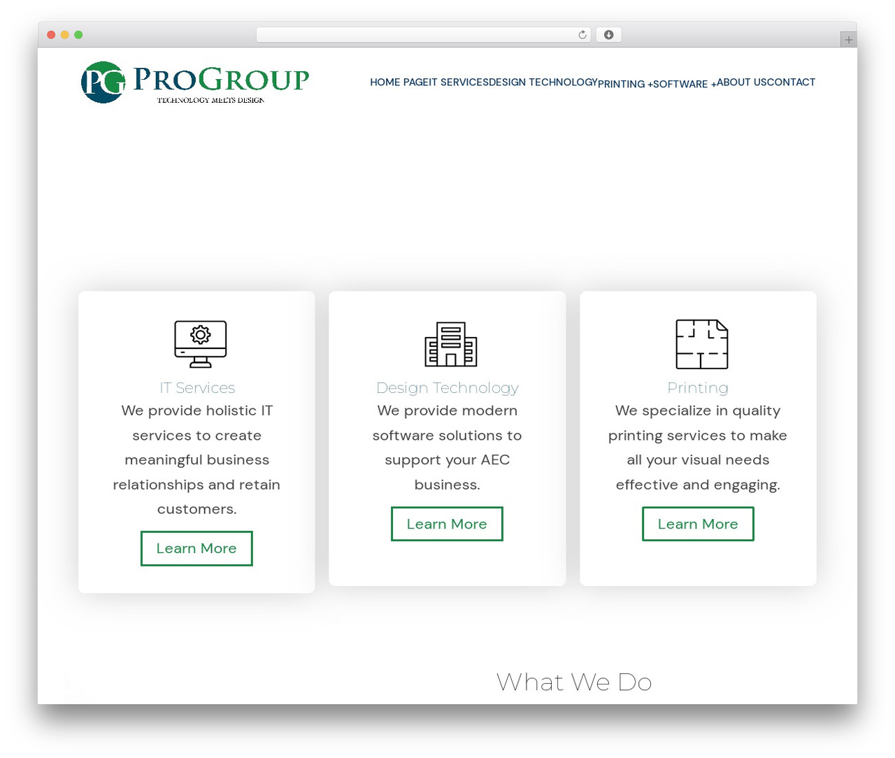 Braintech theme WordPress - progroupco.com