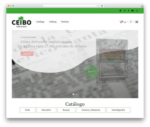 chapterone WordPress theme - ceiboediciones.cl