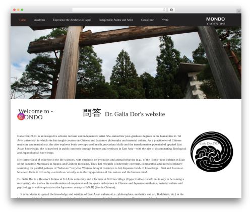 Everest WordPress website theme - galiador.com