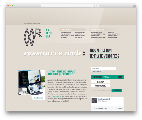 Marevueweb2012 theme WordPress - marevueweb.com