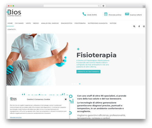 MediClinic WordPress website theme - centromedicobios.com