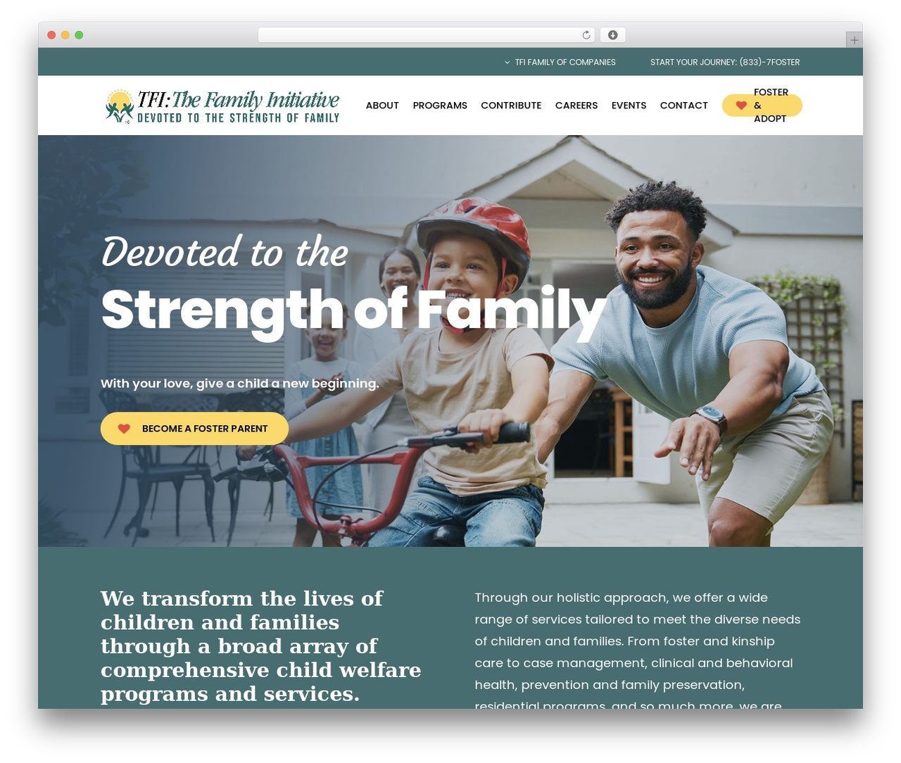 Salient WordPress theme - tfifamily.org Salient WordPress theme - tfifamily.org