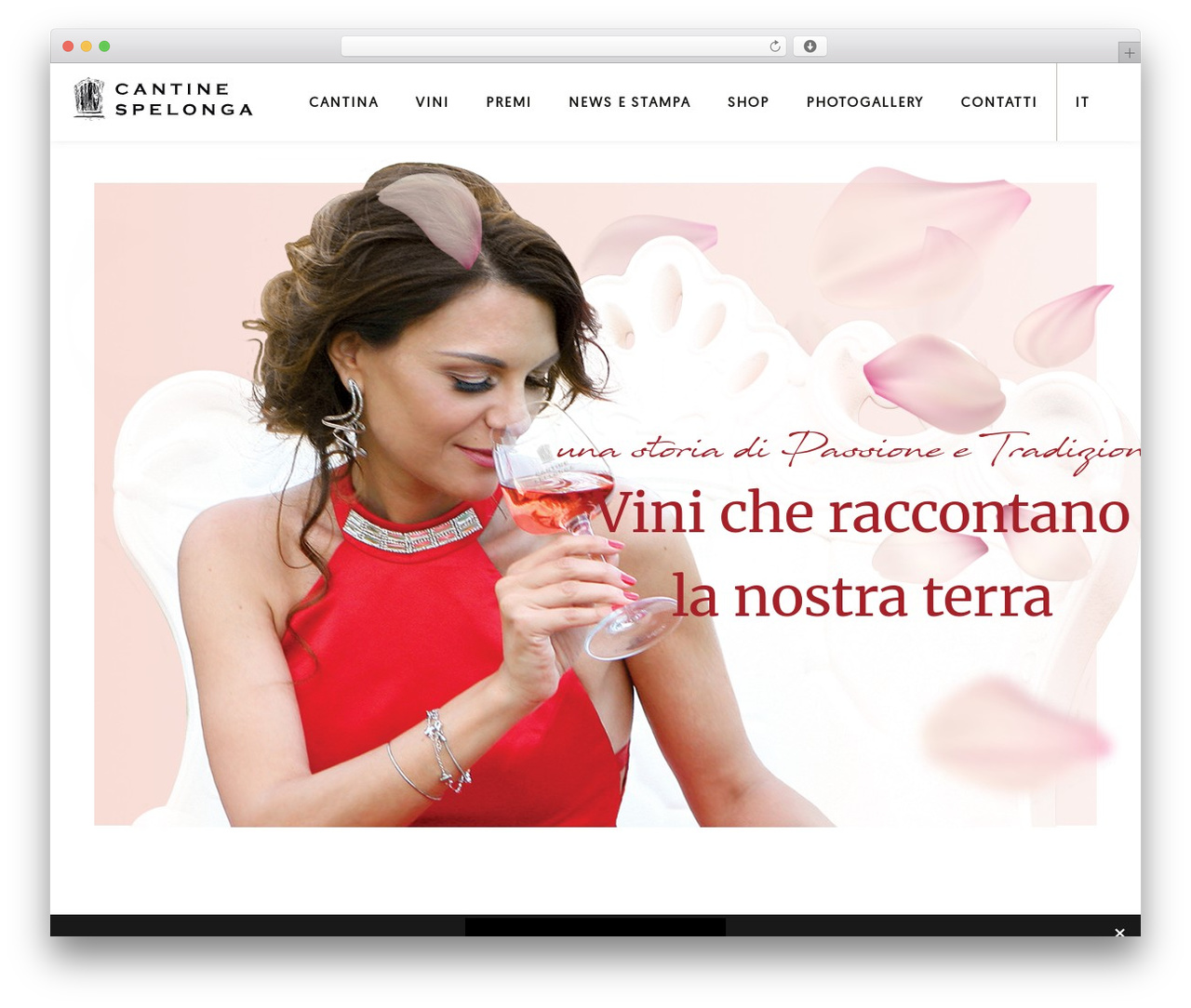 Spelonga WordPress theme - cantinespelonga.com