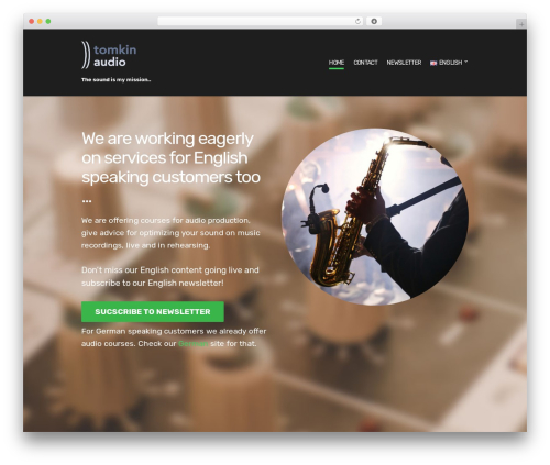 Theme WordPress Struct - Ignition - tomkinaudio.com