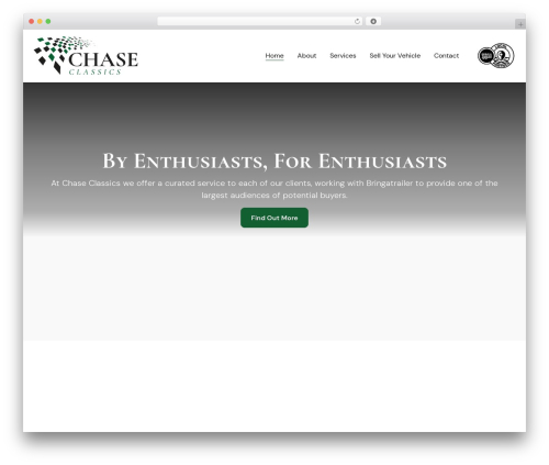 Theme WordPress Chase Classics - chaseclassics.co.uk