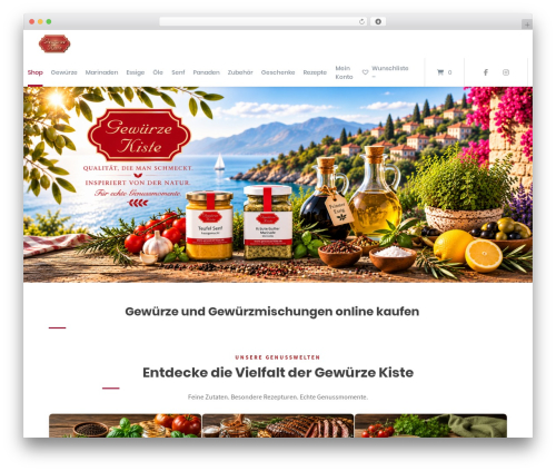 Salesman WordPress plugin - gewuerze-kiste.de