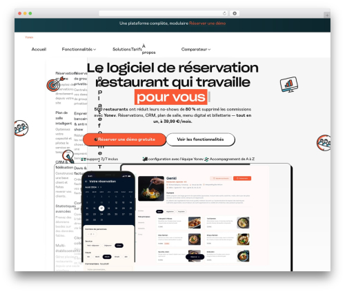 WordPress website theme Lexend - yonev.com