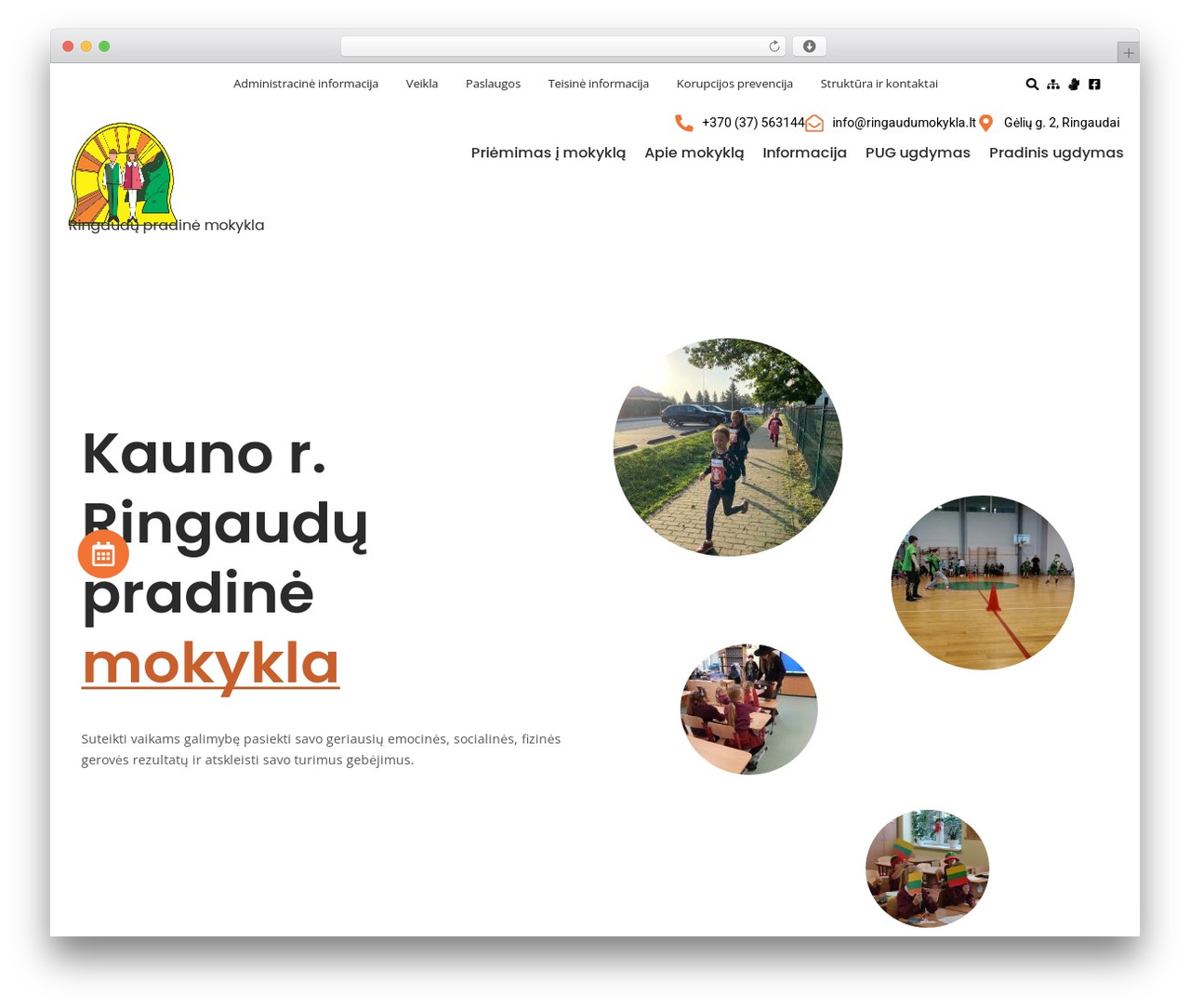 WP theme Hello Elementor - ringaudumokykla.lt