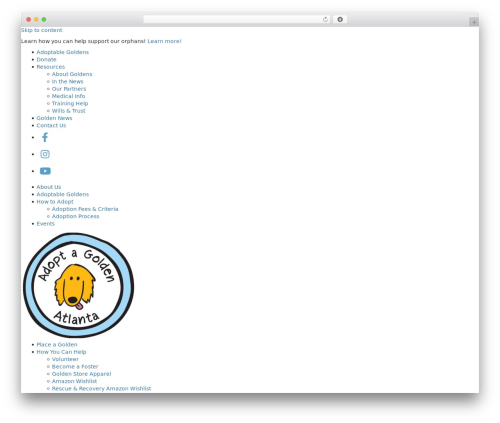 Woopack WordPress plugin - adoptagoldenatlanta.com
