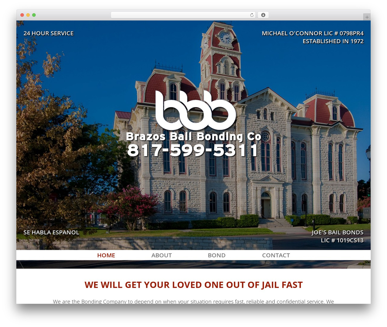 Bootstrap Basic free WP theme - brazosbailbonding.com Bootstrap Basic free WP theme - brazosbailbonding.com