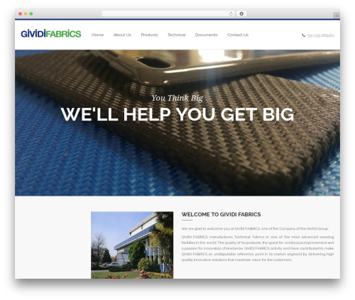 Compact WordPress theme - gividi-fabrics.com Compact WordPress theme - gividi-fabrics.com