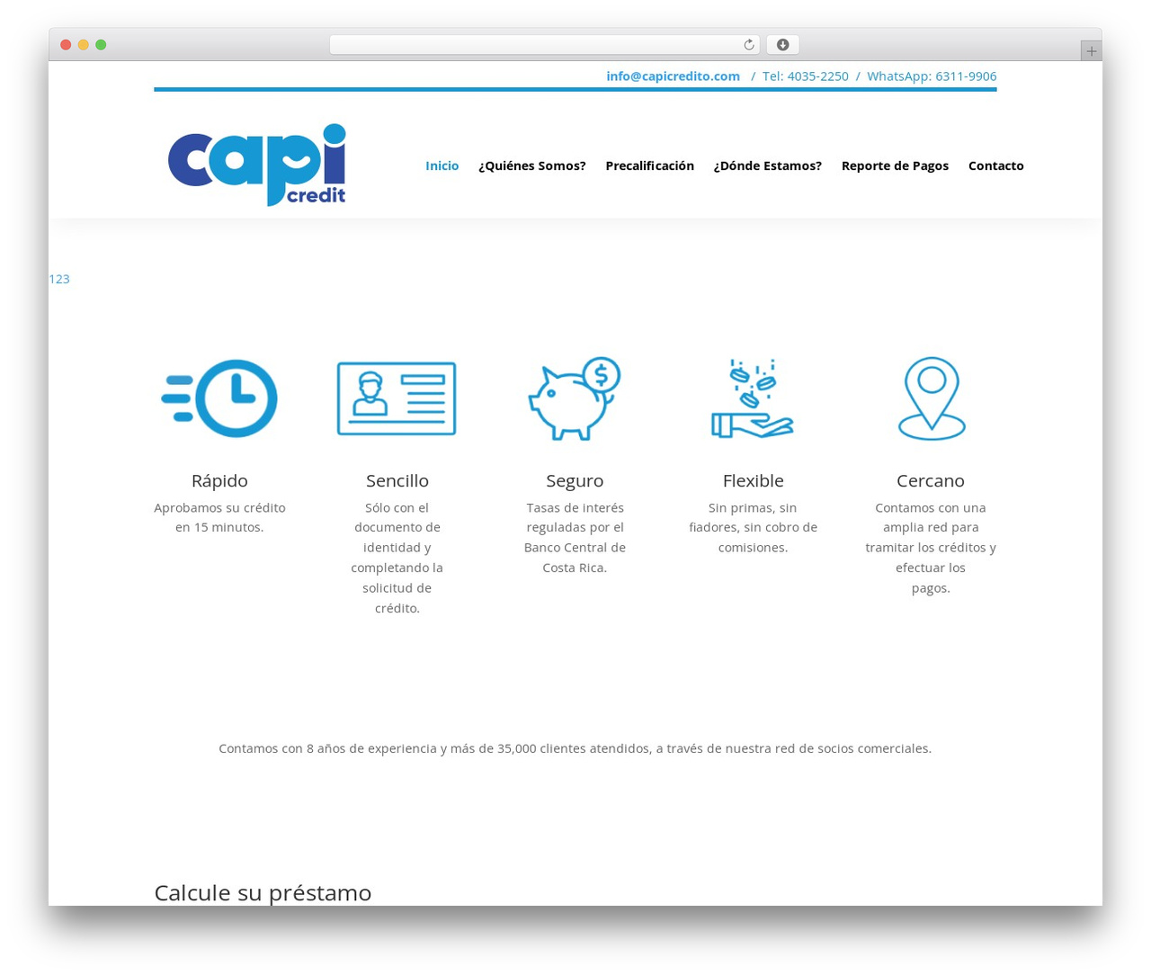 Divi WordPress theme - capicredito.com