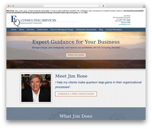 EQ Responsive Theme 2015 WordPress theme - eqcs.net