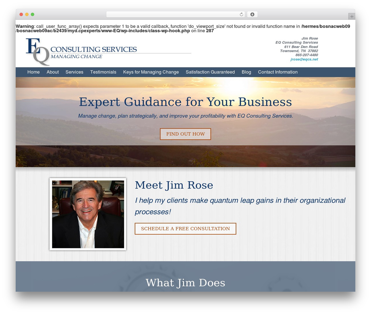 Genesis WordPress theme - eqcs.net