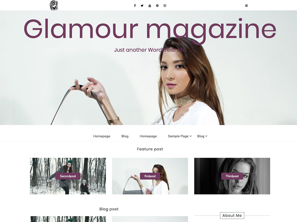 Glamour magazine best WordPress magazine theme