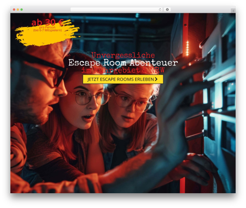 Hello Elementor theme WordPress - www.verschlusssache-escape.de