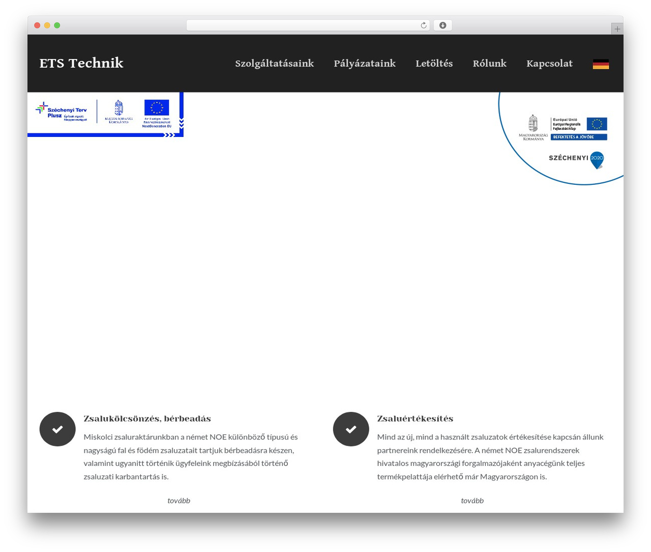 Lambda WordPress theme - noe-zsalu.hu