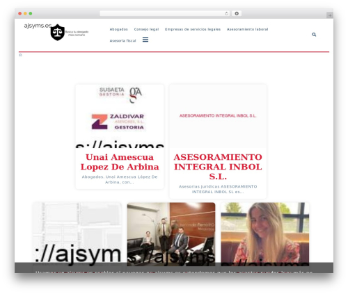 Law Firm Lite free WordPress theme - ajsyms.es