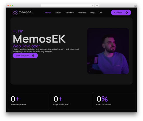 Navein WordPress store theme - memosek.dev