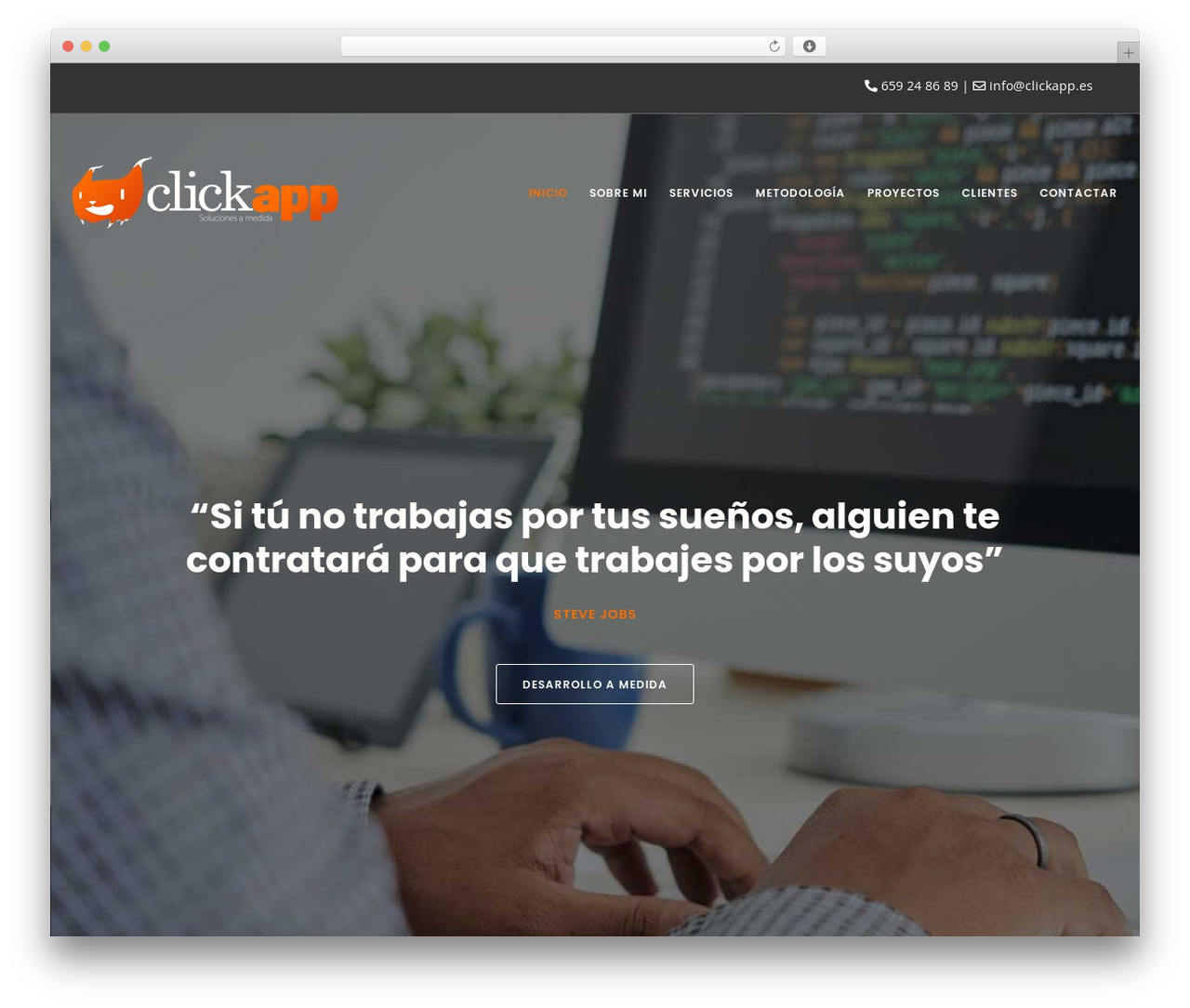 Sena WordPress theme - clickapp.es Sena WordPress theme - clickapp.es