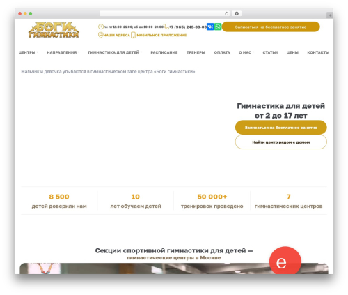 Scape core WordPress plugin - moscowgym.center