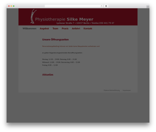Theme WordPress Theme Coder - berlin-physio-meyer.de