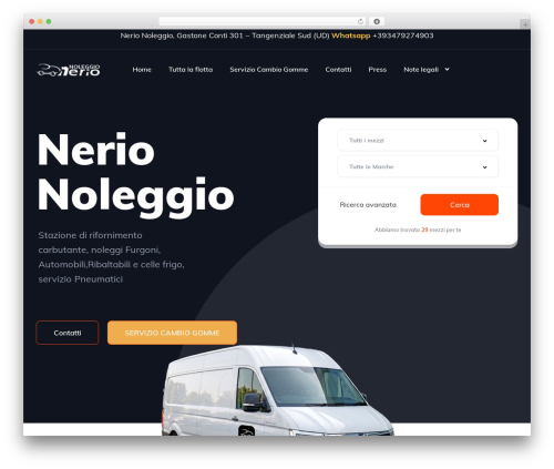 Vehica WP theme - nerionoleggio.com