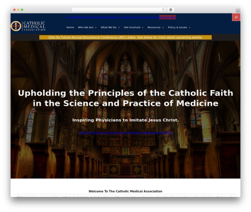 WordPress theme Cathedral - cathmed.org