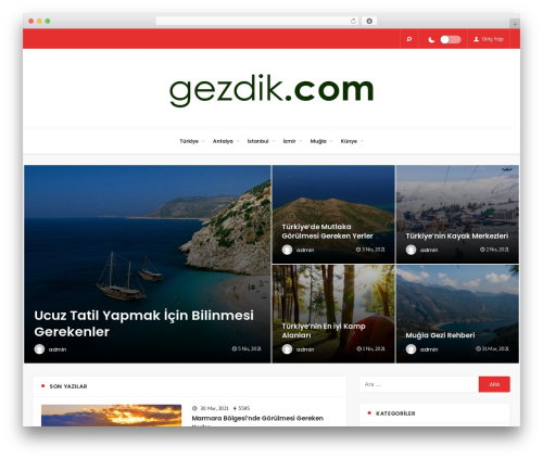 WordPress theme Geoit - gezdik.com