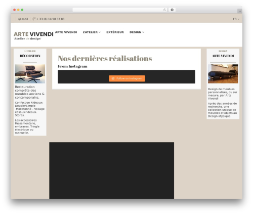 WordPress theme iustore - arte-vivendi.com
