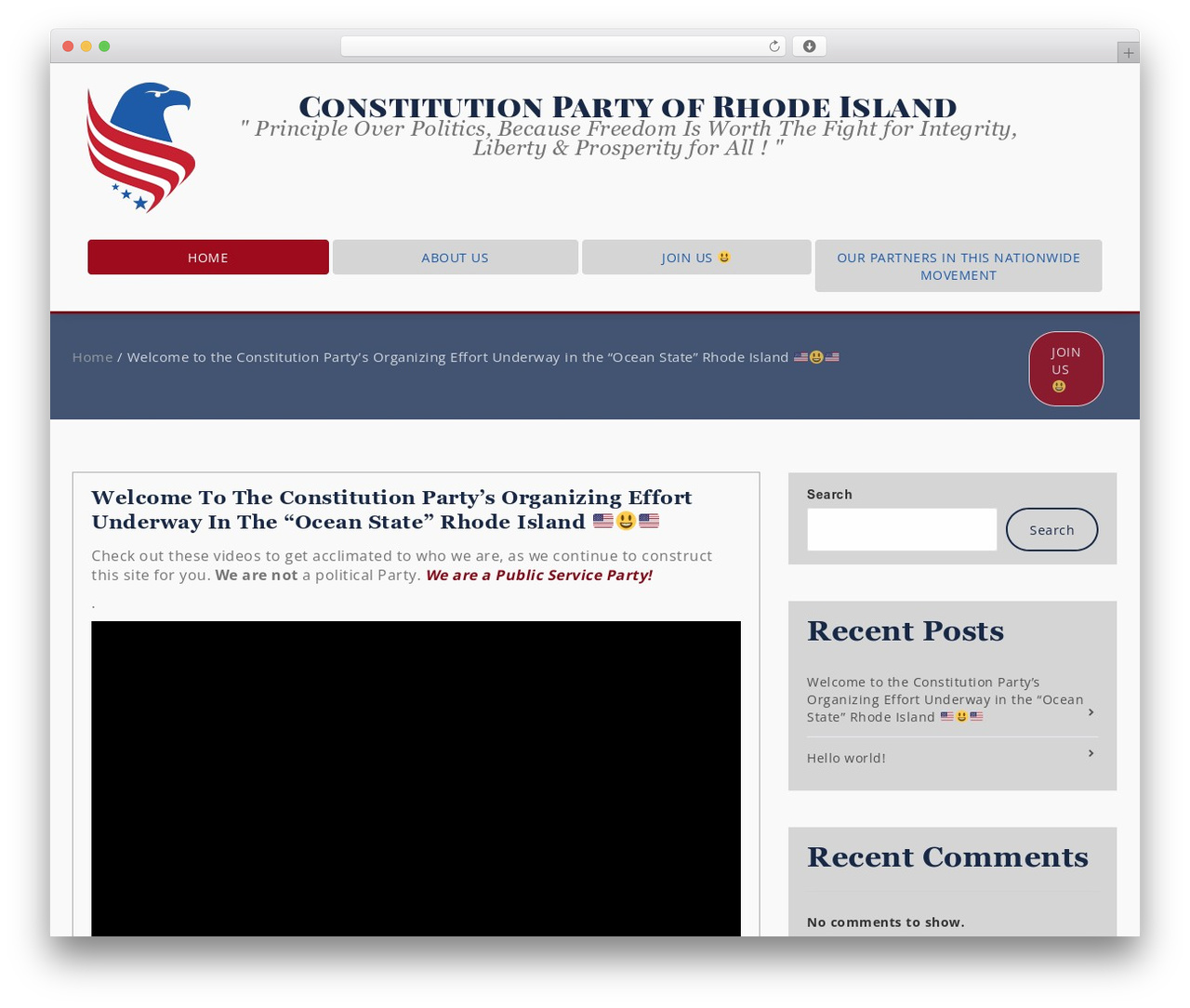 WordPress theme Specia - constitutionpartyri.com WordPress theme Specia - constitutionpartyri.com