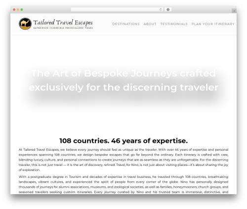 Elementor pro old WordPress plugin - tailoredtravelescapes.com
